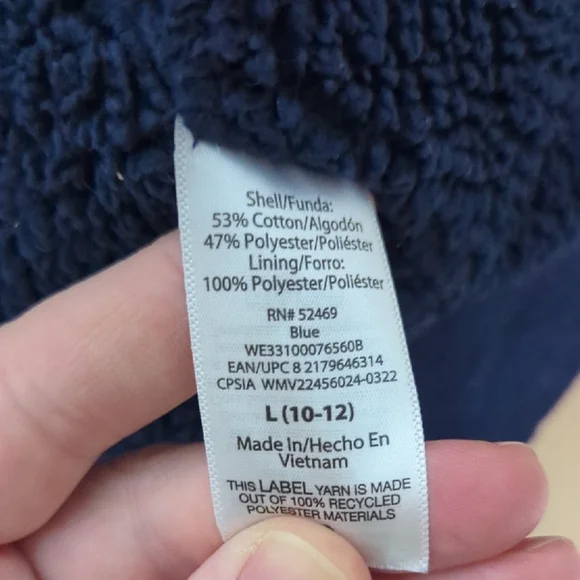 Wonder Nation Classic Navy Hoodie - Picture 5 of 10